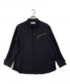 CULLNIクルニ）の古着「長袖シャツ」｜ブラック