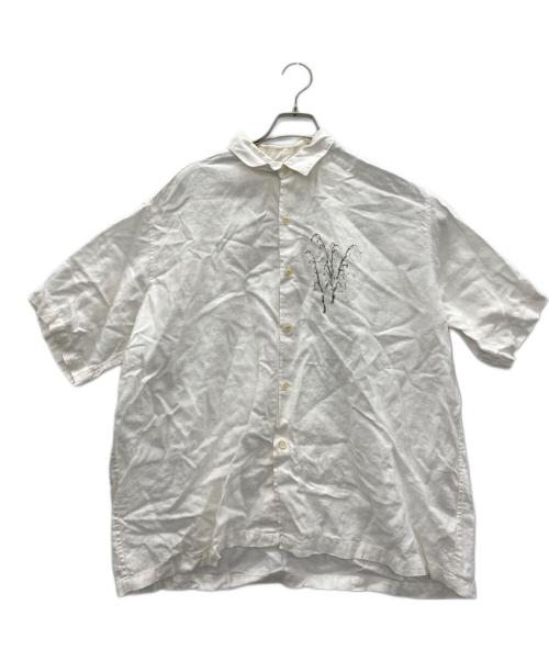 Dashiel Brahmann（ダシールブラフマン）Dashiel Brahmann (ダシールブラフマン) リネンシャツ ホワイト サイズ:Lの古着・服飾アイテム