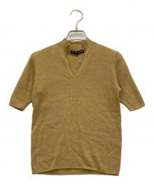 RALPH LAUREN（ラルフローレン）の古着「半袖ニット」｜カーキ