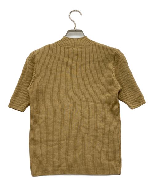 RALPH LAUREN（ラルフローレン）RALPH LAUREN (ラルフローレン) 半袖ニット カーキ サイズ:Lの古着・服飾アイテム