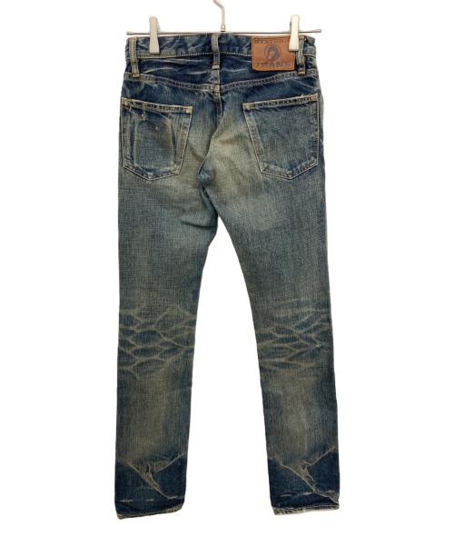 Hysteric Glamour（ヒステリックグラマー）Hysteric Glamour (ヒステリックグラマー) スタッズデニムパンツ ブルー サイズ:XXSの古着・服飾アイテム