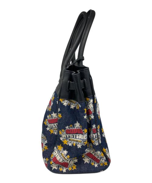 Hysteric Glamour（ヒステリックグラマー）Hysteric Glamour (ヒステリックグラマー) トートバッグ ブラック×ネイビーの古着・服飾アイテム
