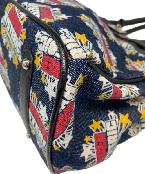 Hysteric Glamour（ヒステリックグラマー）Hysteric Glamour (ヒステリックグラマー) トートバッグ ブラック×ネイビーの古着・服飾アイテム