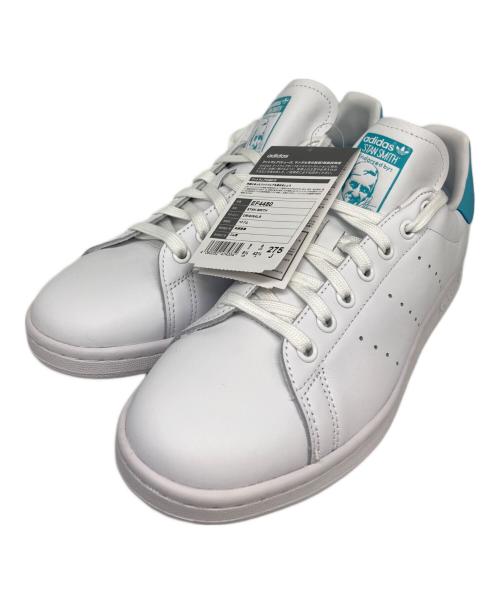 adidas（アディダス）adidas (アディダス) STANSMITH ホワイト×ブルー サイズ:27.5cm 未使用品の古着・服飾アイテム