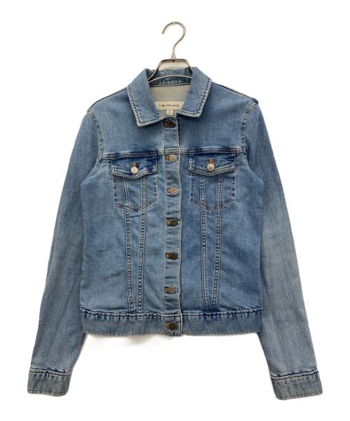 Calvin Klein Jeans（カルバンクラインジーンズ）Calvin Klein Jeans (カルバンクラインジーンズ) デニムジャケット スカイブルー サイズ:XSの古着・服飾アイテム