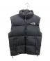 THE NORTH FACE（ザ ノース フェイス）の古着「ヌプシダウンベスト」｜ブラック