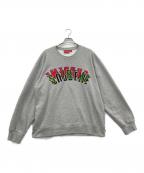 SUPREMEシュプリーム）の古着「Stacked Crewneck」｜グレー