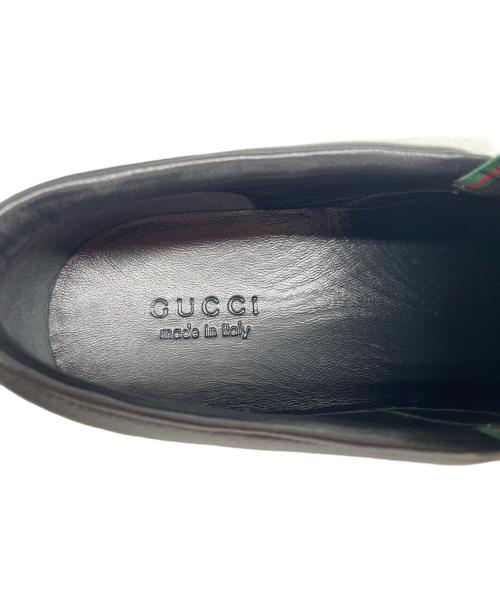 GUCCI（グッチ）GUCCI (グッチ) ローカットスニーカー ブラック サイズ:14.5の古着・服飾アイテム