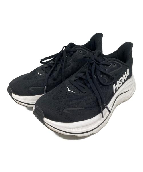 HOKA（ホカ）HOKA (ホカ) CLIFTON 10 ブラック×ホワイト サイズ:23.5cmの古着・服飾アイテム