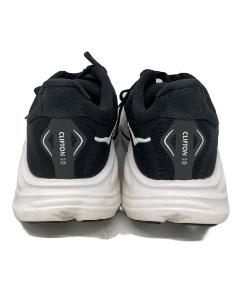 HOKA（ホカ）HOKA (ホカ) CLIFTON 10 ブラック×ホワイト サイズ:23.5cmの古着・服飾アイテム