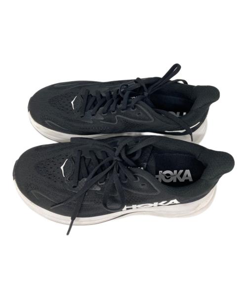 HOKA（ホカ）HOKA (ホカ) CLIFTON 10 ブラック×ホワイト サイズ:23.5cmの古着・服飾アイテム