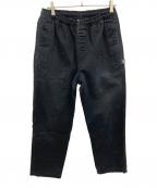 stussyステューシー）の古着「Brushed Beach Pants」｜ブラック
