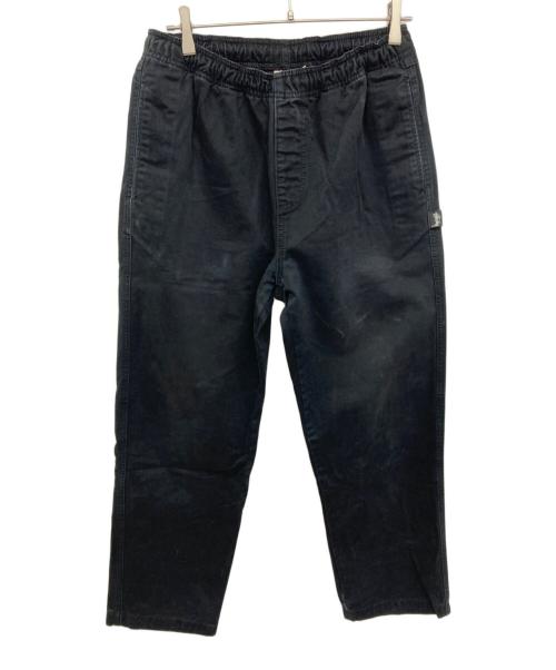 stussy（ステューシー）stussy (ステューシー) Brushed Beach Pants ブラック サイズ:Sの古着・服飾アイテム