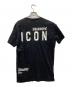 DSQUARED2 (ディースクエアード) 半袖カットソー ブラック サイズ:Ｍ：8000円