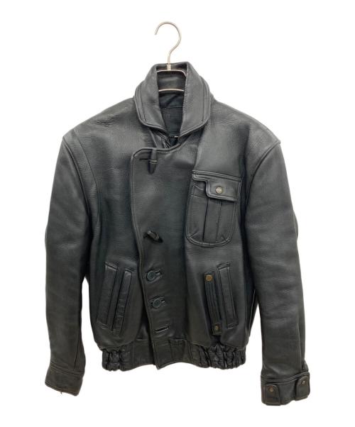 KADOYA（カドヤ）KADOYA (カドヤ) レザーライダースジャケット ブラック サイズ:Lの古着・服飾アイテム