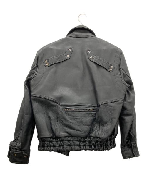 KADOYA（カドヤ）KADOYA (カドヤ) レザーライダースジャケット ブラック サイズ:Lの古着・服飾アイテム