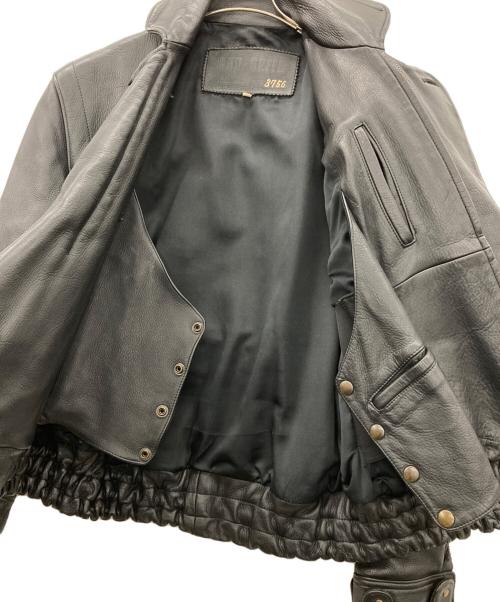 KADOYA（カドヤ）KADOYA (カドヤ) レザーライダースジャケット ブラック サイズ:Lの古着・服飾アイテム