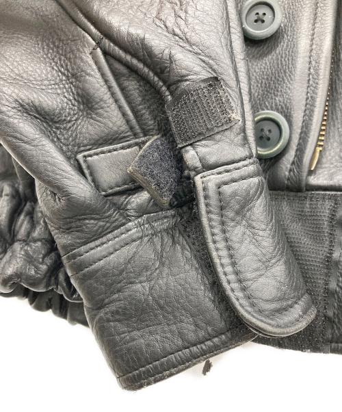 KADOYA（カドヤ）KADOYA (カドヤ) レザーライダースジャケット ブラック サイズ:Lの古着・服飾アイテム