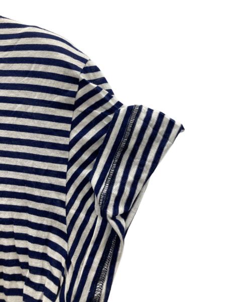 Dior（ディオール）Dior (ディオール) ボーダーTシャツ ネイビー×ホワイト サイズ:Ｍの古着・服飾アイテム
