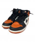 NIKEナイキ）の古着「AIR JORDAN1 RETORO HIGH OG」｜ブラック×オレンジ