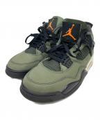 NIKE×UNDEFEATEDナイキ×アンディフィーテッド）の古着「AIR JORDAN4 RETORO OG」｜グリーン