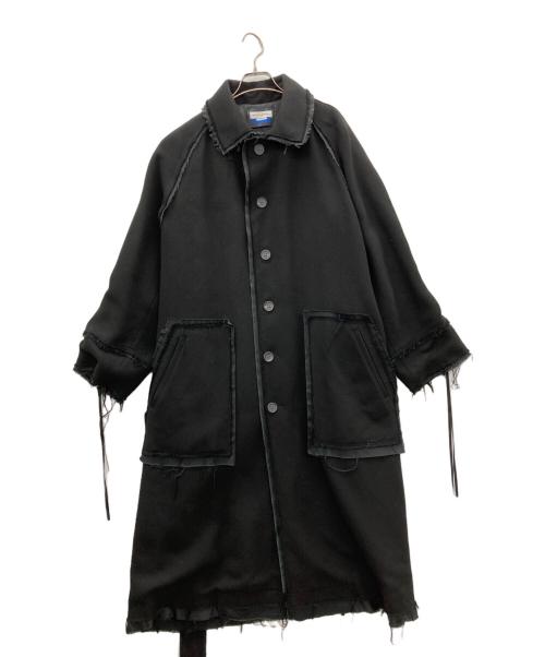 MAISON SPECIAL（メゾンスペシャル）MAISON SPECIAL (メゾンスペシャル) エアロギャバBOROBOROプライムオーバーカットオフステンカラーコート ブラック サイズ:01の古着・服飾アイテム