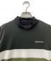中古・古着 BRIEFING (ブリーフィング) ゴルフウェア(トップス) ブラック×ホワイト×オリーブ サイズ:SIZE L：10000円