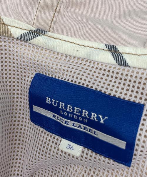 BURBERRY BLUE LABEL（バーバリー ブルー レーベル）BURBERRY BLUE LABEL (バーバリー ブルー レーベル) コート ベージュ サイズ:36の古着・服飾アイテム