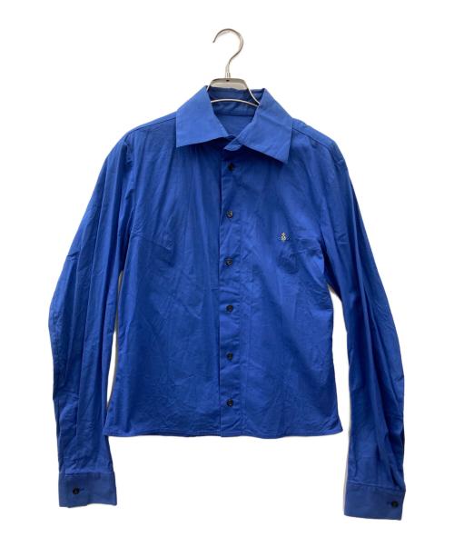 Vivienne Westwood（ヴィヴィアンウエストウッド）Vivienne Westwood (ヴィヴィアンウエストウッド) 長袖シャツ ブルー サイズ:2の古着・服飾アイテム
