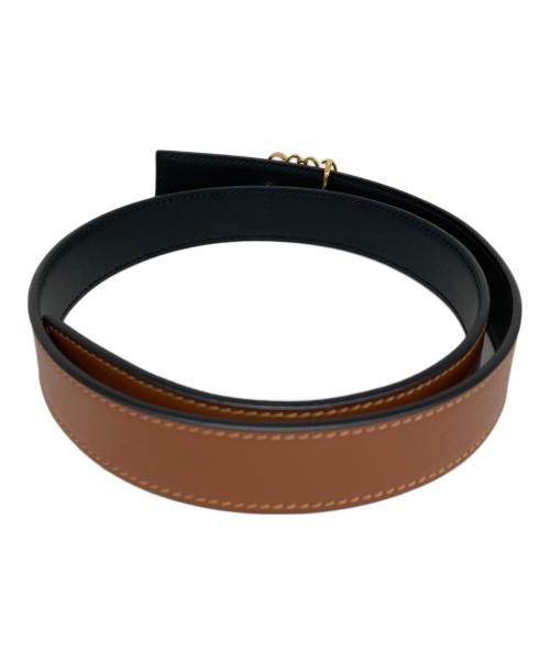 LOEWE（ロエベ）LOEWE (ロエベ) リバーシブルベルト ブラウンの古着・服飾アイテム
