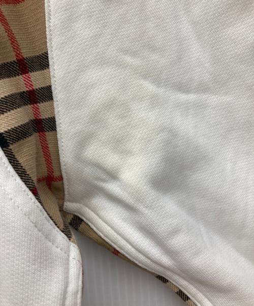 BURBERRY（バーバリー）BURBERRY (バーバリー) ノバチェック切替プルオーバーパーカ ホワイト×ブラウン サイズ:XSの古着・服飾アイテム