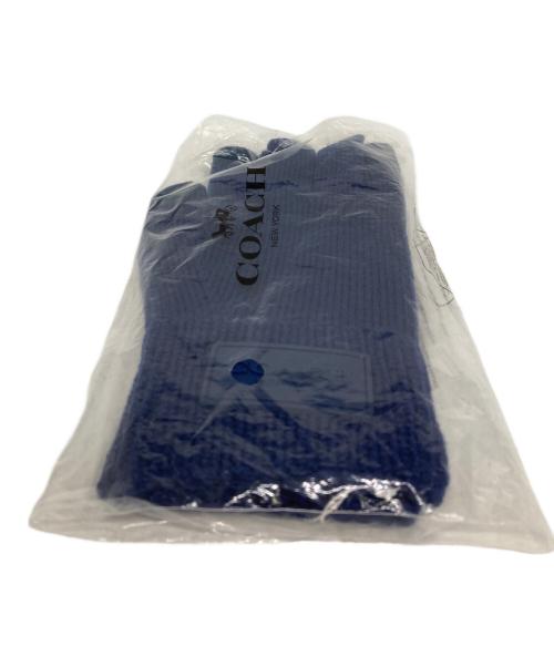 COACH（コーチ）COACH (コーチ) ニットグローブ ネイビー 未使用品の古着・服飾アイテム