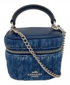 COACHコーチ）の古着「ミニヴァティ」｜ブルー