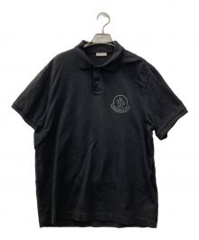 MONCLER（モンクレール）の古着「半袖ポロシャツ」｜ブラック