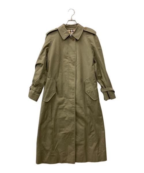 Burberry's（バーバリーズ）Burberry's (バーバリーズ) ステンカラーコート オリーブ サイズ:9AB2の古着・服飾アイテム