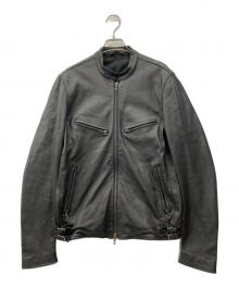 ATTACHMENT（アタッチメント）の古着「レザージャケット」｜ブラック