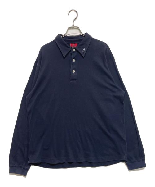 OAKLEY（オークリー）OAKLEY (オークリー) 長袖ポロシャツ ネイビー サイズ:Mの古着・服飾アイテム