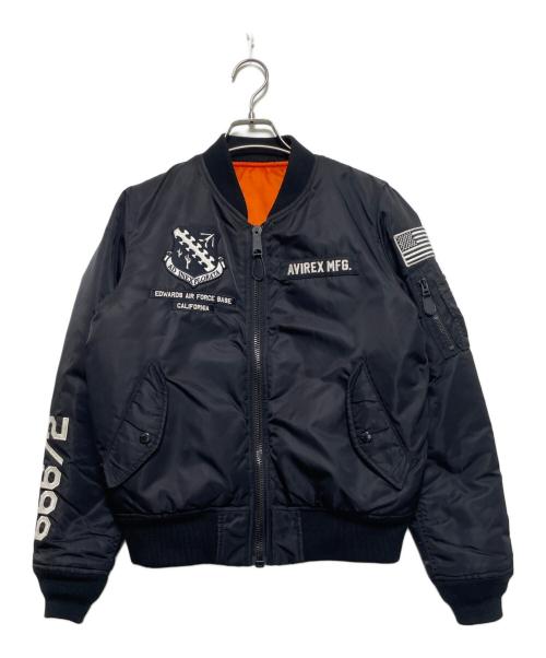 AVIREX（アヴィレックス）AVIREX (アヴィレックス) フライトジャケット ブラック サイズ:Mの古着・服飾アイテム