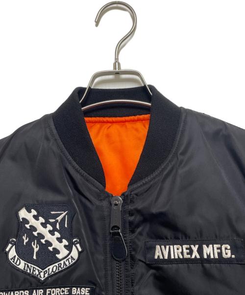 AVIREX（アヴィレックス）AVIREX (アヴィレックス) フライトジャケット ブラック サイズ:Mの古着・服飾アイテム