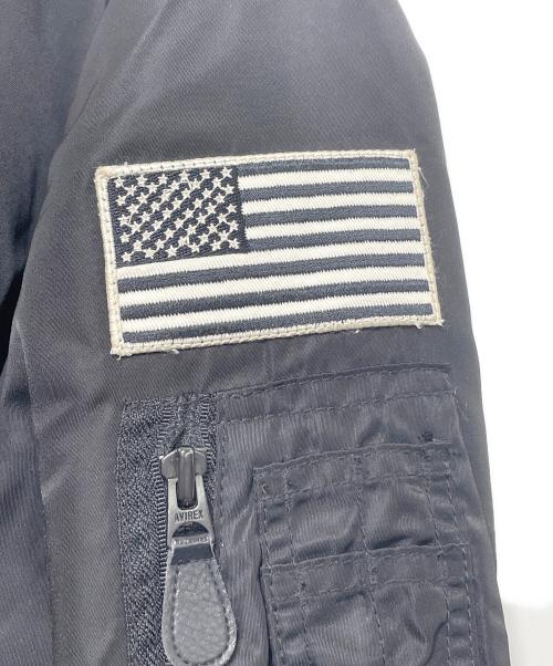 AVIREX（アヴィレックス）AVIREX (アヴィレックス) フライトジャケット ブラック サイズ:Mの古着・服飾アイテム