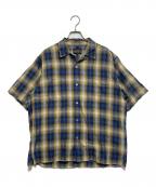 PENDLETONペンドルトン）の古着「半袖シャツ」｜イエロー×ネイビー