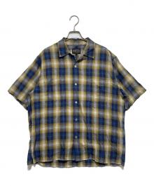 PENDLETON（ペンドルトン）の古着「半袖シャツ」｜イエロー×ネイビー