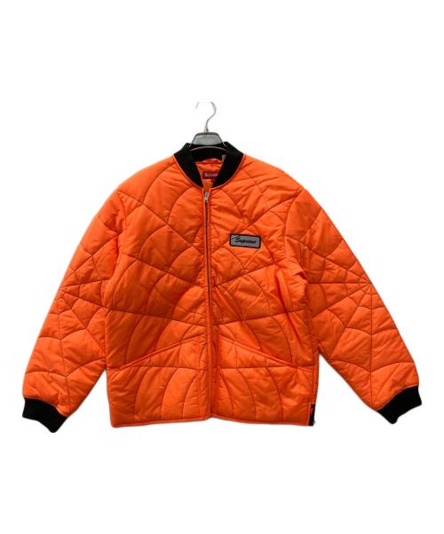 SUPREME（シュプリーム）SUPREME (シュプリーム) Spider web Quilted Work Jacket オレンジ サイズ:Lの古着・服飾アイテム