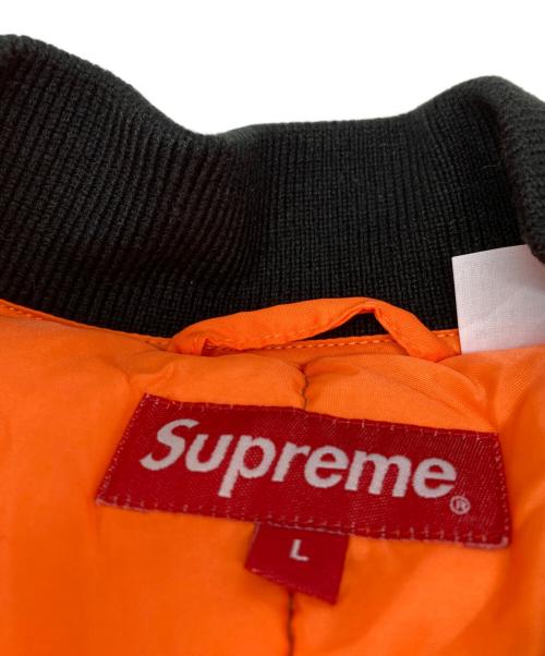 SUPREME（シュプリーム）SUPREME (シュプリーム) Spider web Quilted Work Jacket オレンジ サイズ:Lの古着・服飾アイテム