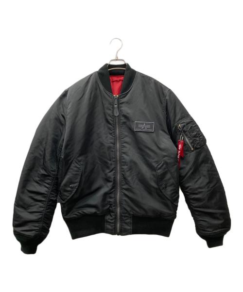 ALPHA（アルファ）ALPHA (アルファ) MA-1ジャケット ブラック サイズ:XLの古着・服飾アイテム