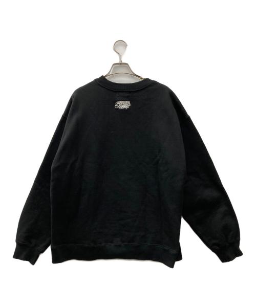 BUDSPOOL（バッズプール）BUDSPOOL (バッズプール) AGH CREW NECK SWEAT ブラック サイズ:Lの古着・服飾アイテム