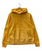 Champion REVERSE WEAVEチャンピオン リバース ウィーブ）の古着「プルオーバーパーカー」｜イエロー