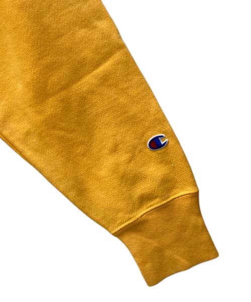 Champion REVERSE WEAVE（チャンピオン リバース ウィーブ）Champion REVERSE WEAVE (チャンピオン リバース ウィーブ) プルオーバーパーカー イエロー サイズ:Lの古着・服飾アイテム