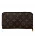 LOUIS VUITTON（ルイ ヴィトン）の古着「ジッピー・ウォレット」｜ブラウン