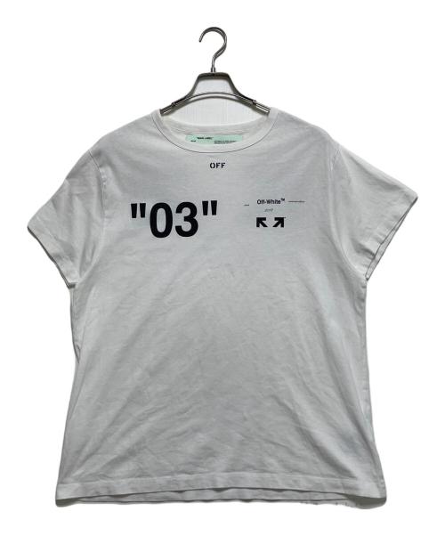 OFFWHITE（オフホワイト）OFFWHITE (オフホワイト) 半袖Tシャツ ホワイト サイズ:SIZE Sの古着・服飾アイテム